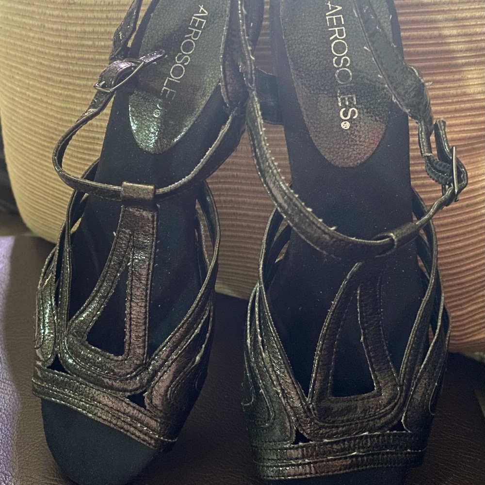 Aerosoles Brown open toe Women's Shoes